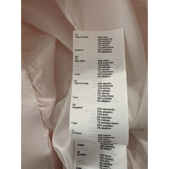 Maje womens Jilandra Tweed Short Mini Skirt size 38 EU (8 US) Orange Pink $325 - Picture 11 of 12